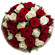 букет из красных и белых роз. Малайзия